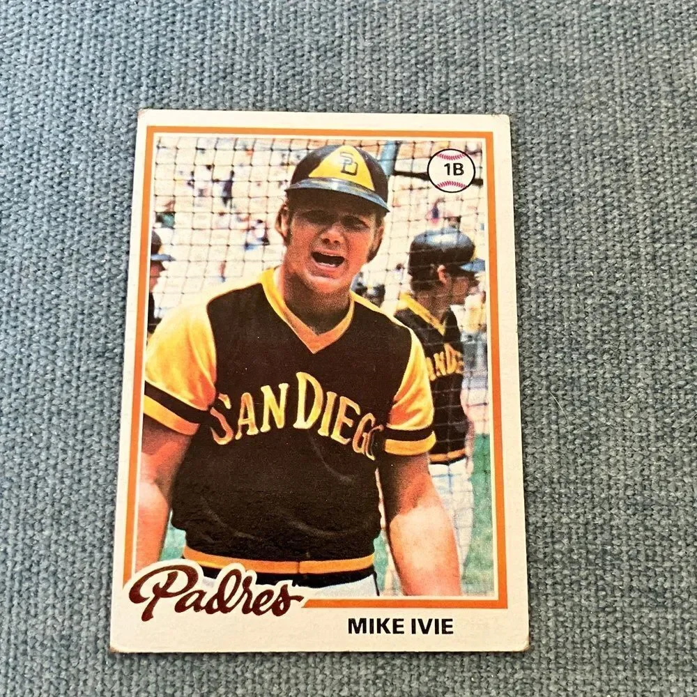 1978 Topps San Diego Padres Baseball Card Trading Card